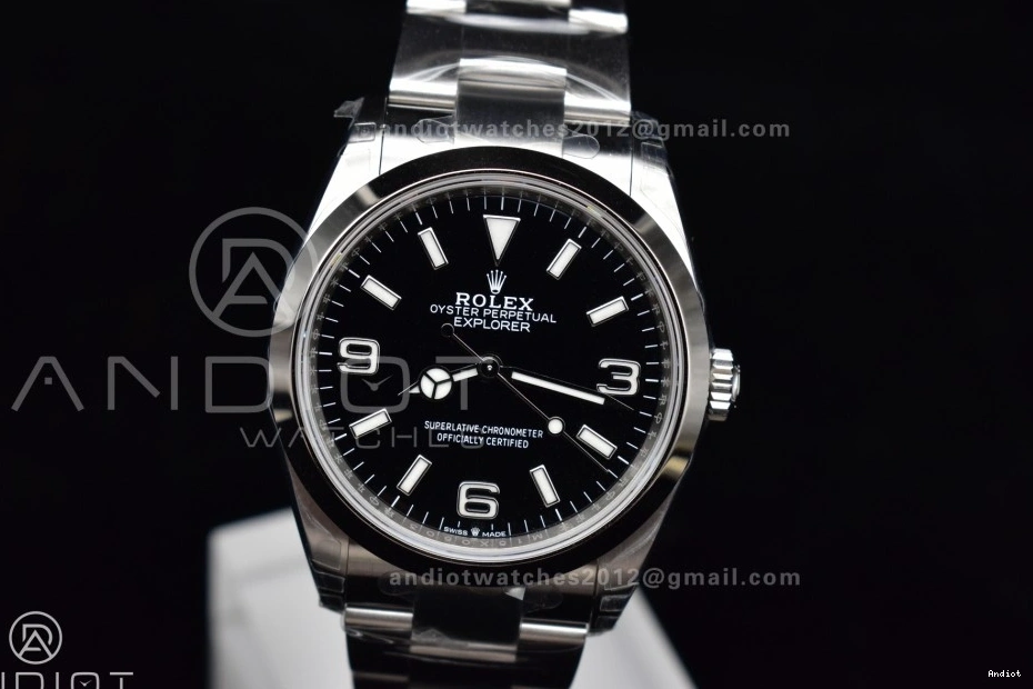 Explorer 124270 VSF on 904L Edition Best 1:1 SS Black 36mm Bracelet Dial DD3230 Steel 0312